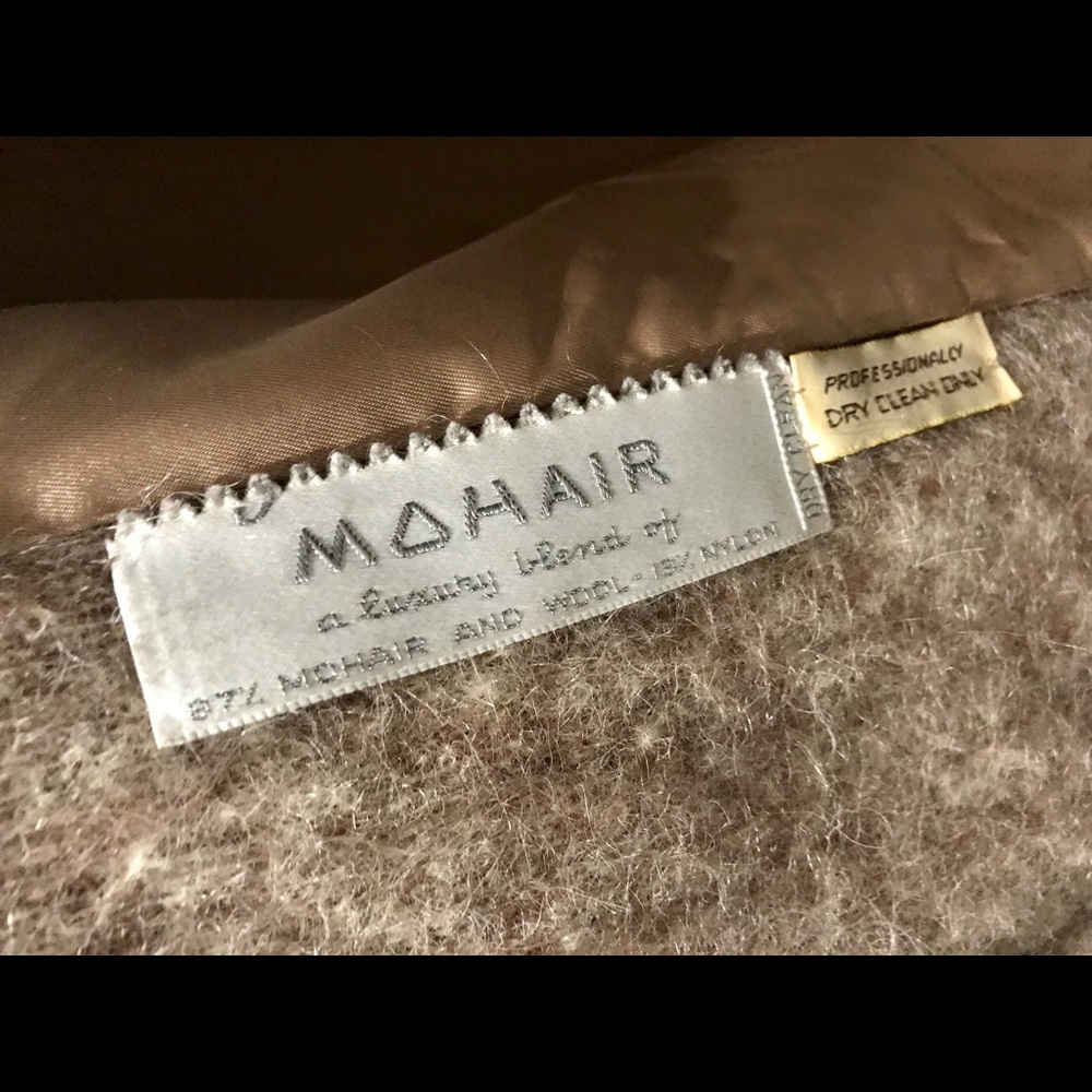 Vintage Mohair coat Union Made ILGWU - Picture 10 of 15